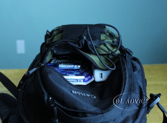 Canon Backpack front pocket
