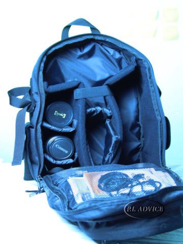 Canon Backpack main compartment
