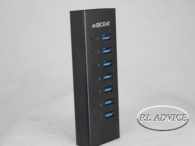 qicent 7 port usb hub