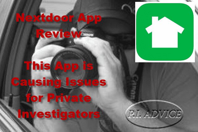 Nextdoor App and Private Investigators