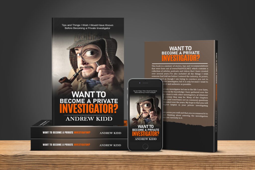 Want to become a private investigator book 