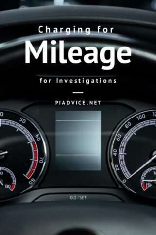 Mileage for Private Investgoator