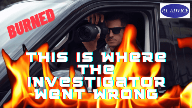 private Investigator tips