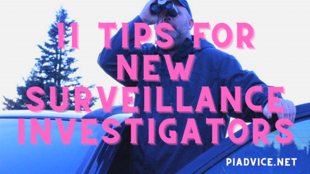 private Investigator tips