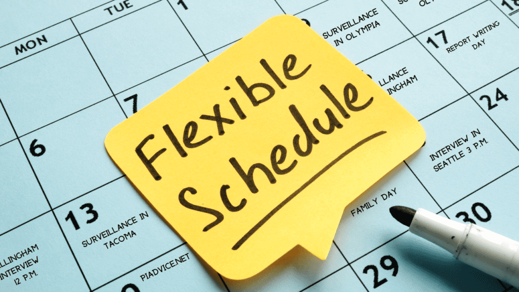Private Investigators can have a flexible Schedule