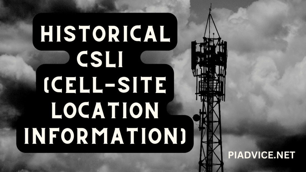 Passive Surveillance with Cell Phone Towers information