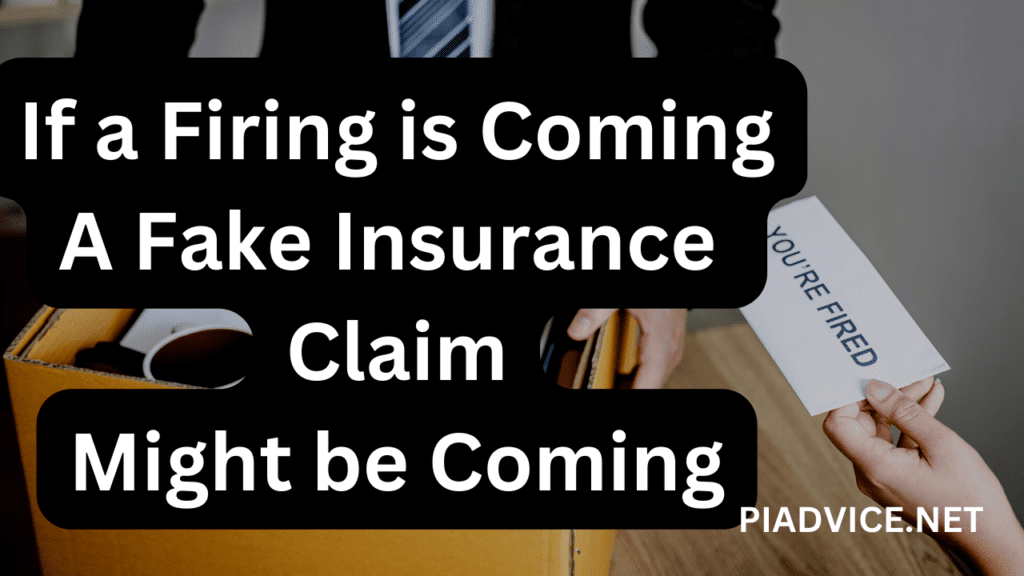 Insurance companies do surveillance if they believe its a fake claim