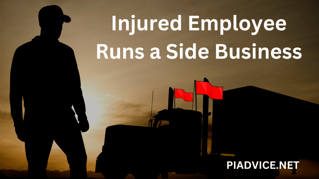 Workers' compensation fraud when a claimant has a side business